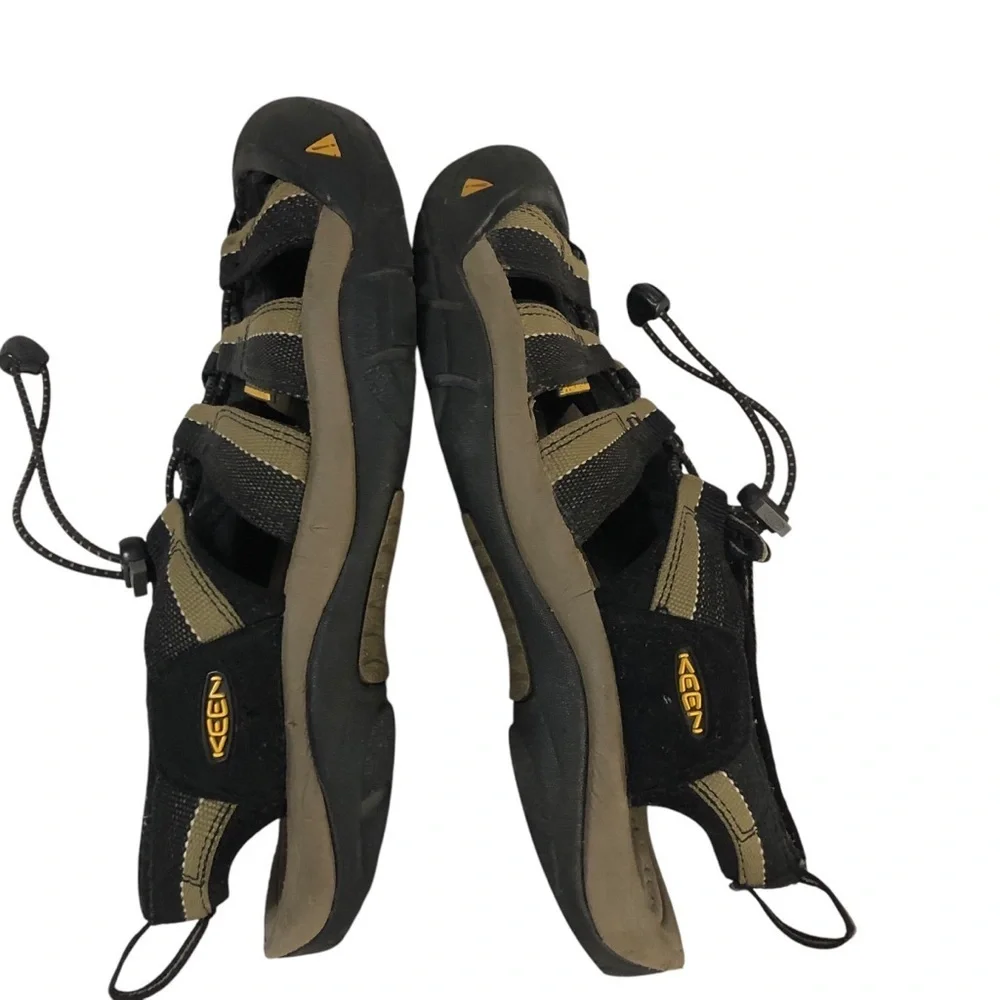Keen Newport H2 Sport Sandals Water Shoes Black/Olive Green US 8.5 EU 41 - Picture 7 of 11